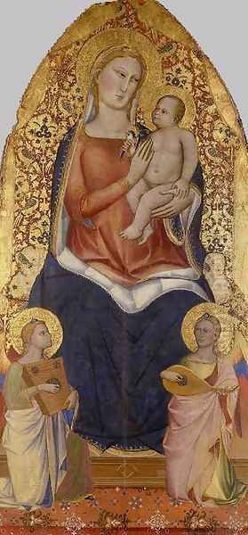 Virgin and Child Oil Painting by Niccolo di Pietro Gerini