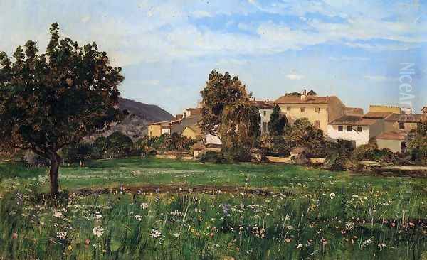 Lourmarin Oil Painting by Paul-Camille Guigou