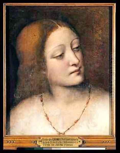 Portrait of a Young Woman Oil Painting by Giampietrino