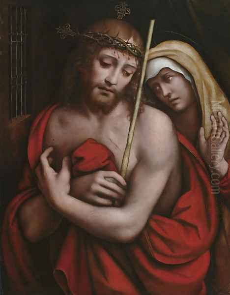 Christ crowned with thorns Oil Painting by Giampietrino