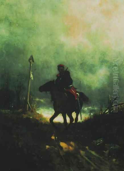 1863 Insurgent Oil Painting by Maksymilian Gierymski