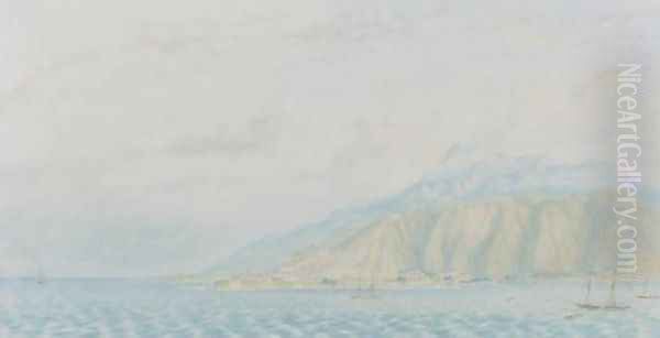 El Puerto de la Guaira Oil Painting by Anton Goering