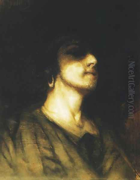 Self-portrait Oil Painting by Maurycy Gottlieb