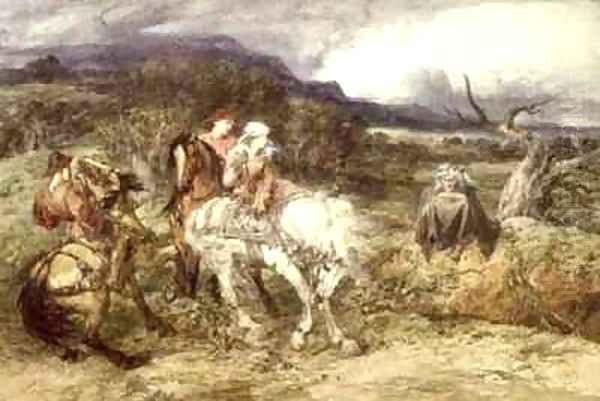 The Witch Oil Painting by Sir John Gilbert