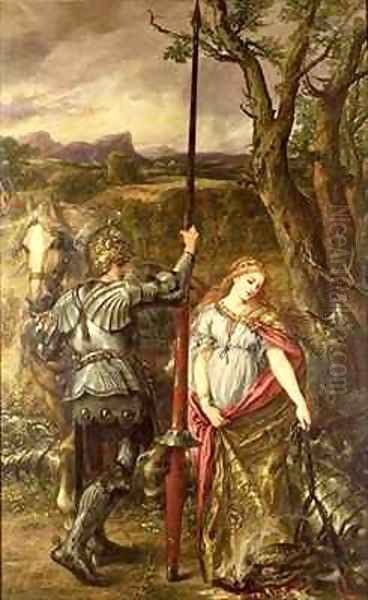 Fair St George Oil Painting by Sir John Gilbert