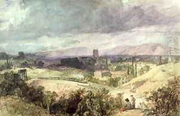 Worcester Oil Painting by Sir John Gilbert