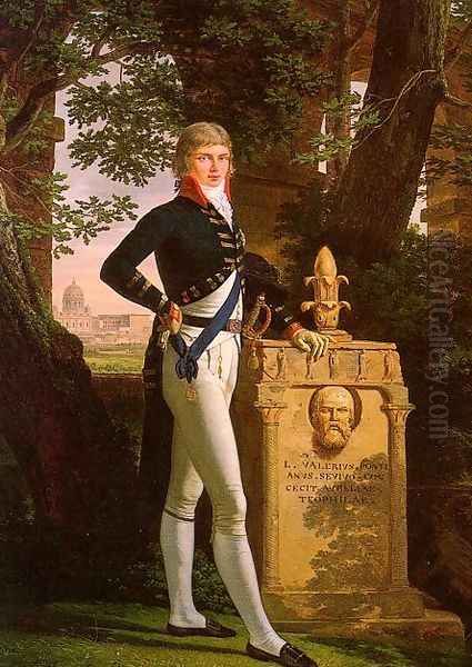 Frederick Augustus of Saxony 1793 Oil Painting by Louis Gauffier