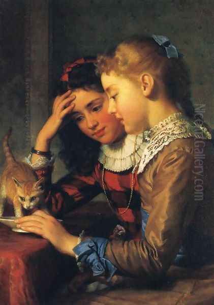 The New Arrival Oil Painting by Seymour Joseph Guy