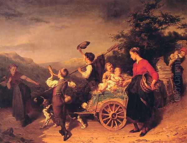 Farewell Oil Painting by Theodore Gerard