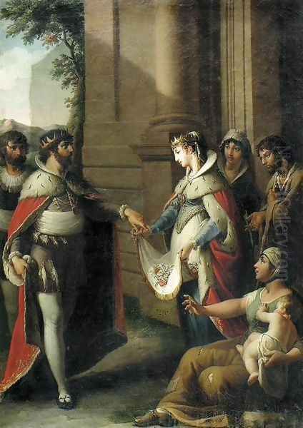 The Miracle of St Casilda c. 1820 Oil Painting by Zacarias Gonzalez Velazquez