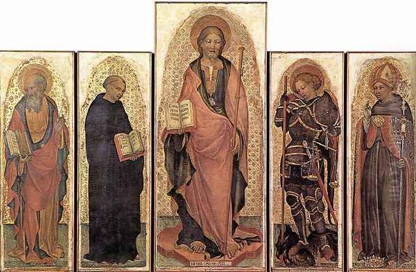 Polyptych of St James c. 1450 Oil Painting by Michele (di Taddeo di Giovanni Bono) Giambono