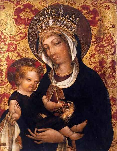 Virgin and Child Oil Painting by Michele (di Taddeo di Giovanni Bono) Giambono