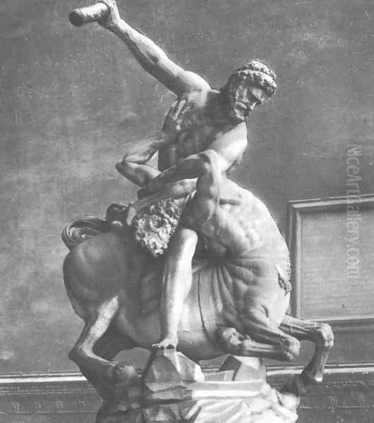 Hercules and the Centaur Oil Painting by Giambologna