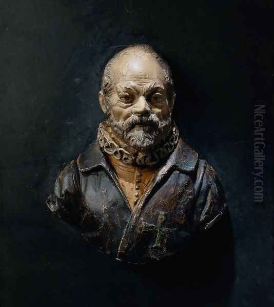 Self Portrait of Giambologna Oil Painting by Giambologna