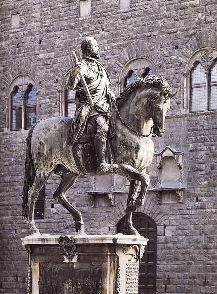 Equestrian Portrait of Cosimo I Oil Painting by Giambologna