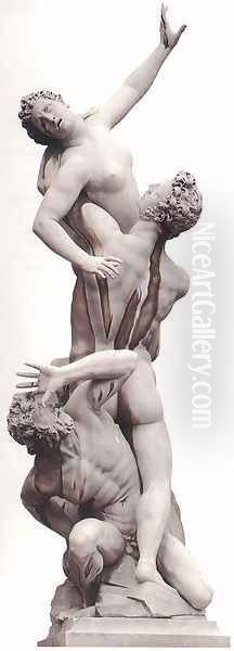 Rape of the Sabines Oil Painting by Giambologna