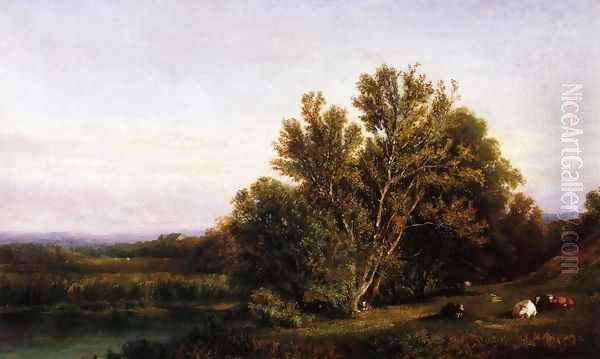 Landscape near Cranbrook Oil Painting by Eliza Pratt Greatorex