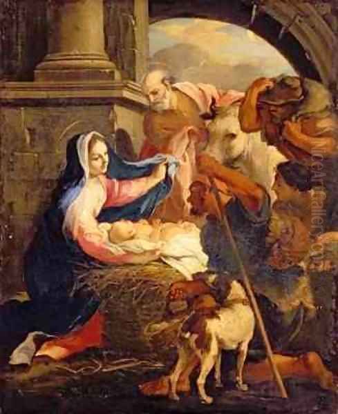 Adoration of the Shepherds Oil Painting by Ubaldo Gandolfi