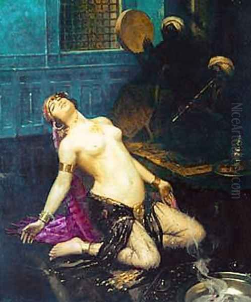 Dançarina de harém (Harem Dancer) Oil Painting by Gaston Guedy