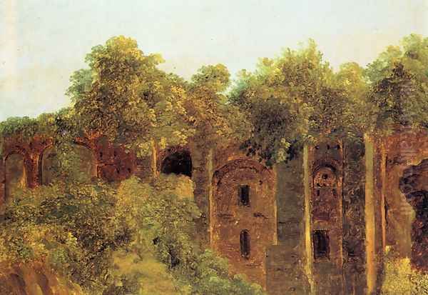 Ruins on the Palatine Hill Oil Painting by Andre Giroux