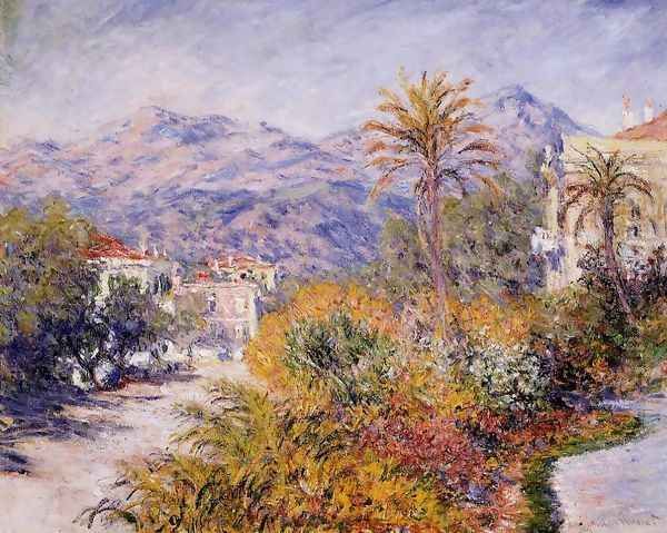 Strada Romada in Bordighera Oil Painting by Andre Giroux