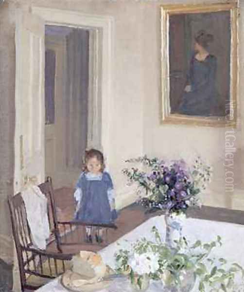 Interior 2 Oil Painting by Harold Gilman