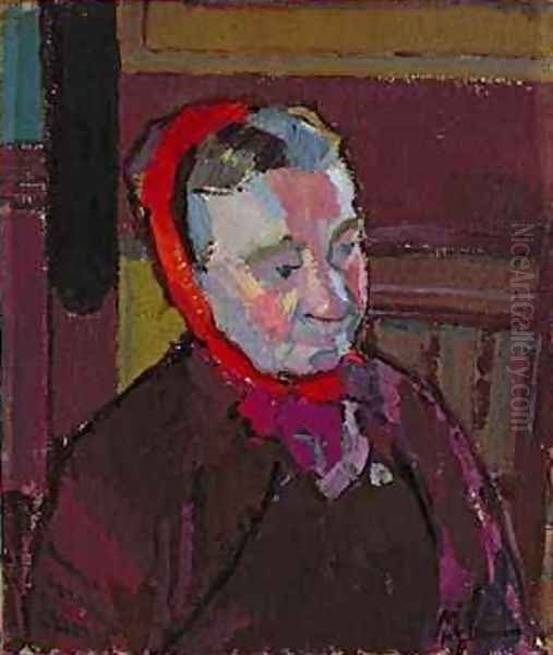 Portrait of Mrs Mounter Oil Painting by Harold Gilman