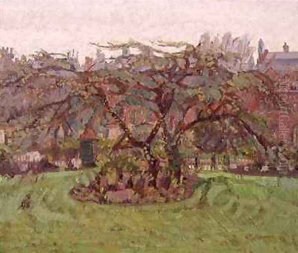 Clarence Gardens NW1 Oil Painting by Harold Gilman