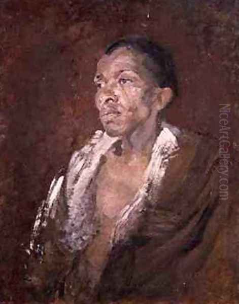 Study of a Negro Oil Painting by Harold Gilman