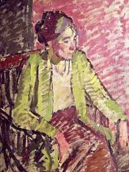 Sylvia Oil Painting by Harold Gilman