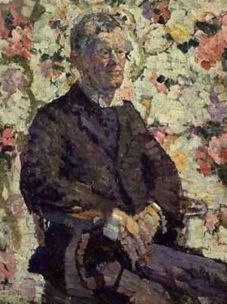 Portrait of a Man Oil Painting by Harold Gilman