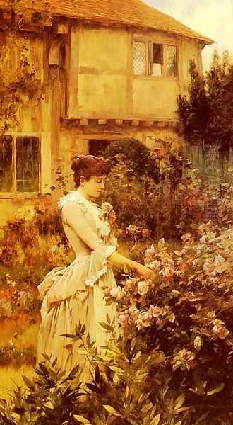 A Labour Of Love Oil Painting by Alfred Glendening