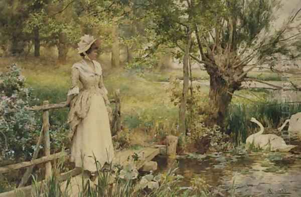 In the height of the summer Oil Painting by Alfred Glendening