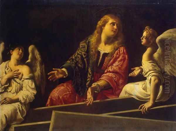 Mary Magdalene at the Tomb Oil Painting by Antiveduto Gramatica