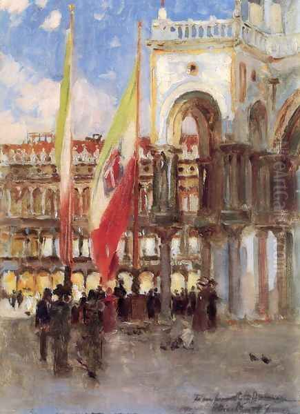 Piazza San Marco, Venice by Oliver Dennett Grover