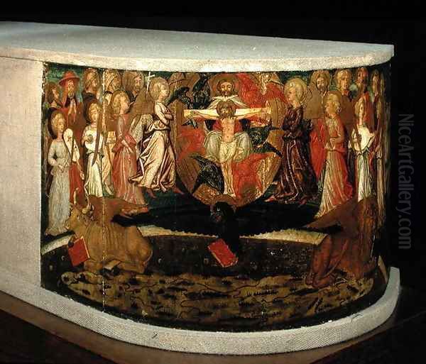 Triumph of Eternity, inspired by Triumphs by Petrarch 1304-74 Oil Painting by Giovanni di ser Giovanni Guidi (see Scheggia)