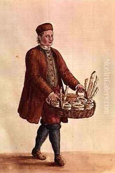 Venetian Seed Merchant Oil Painting by Jan van Grevenbroeck