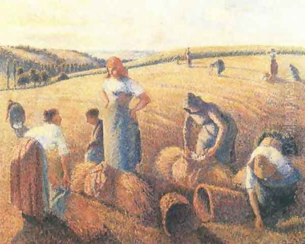 Gleaners Oil Painting by Winckworth Allan Gay