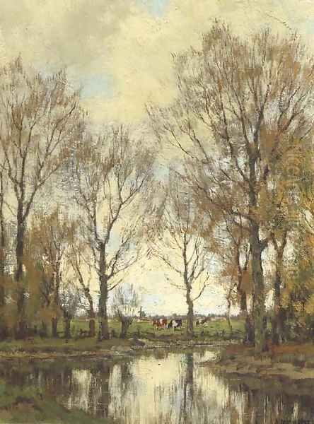 The Vordense beek Oil Painting by Arnold Marc Gorter