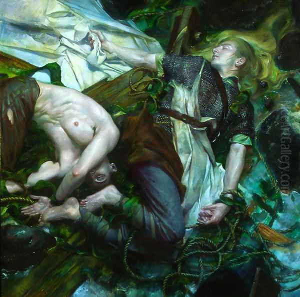 Eric Bright Eyes Oil Painting by Donato Giancola