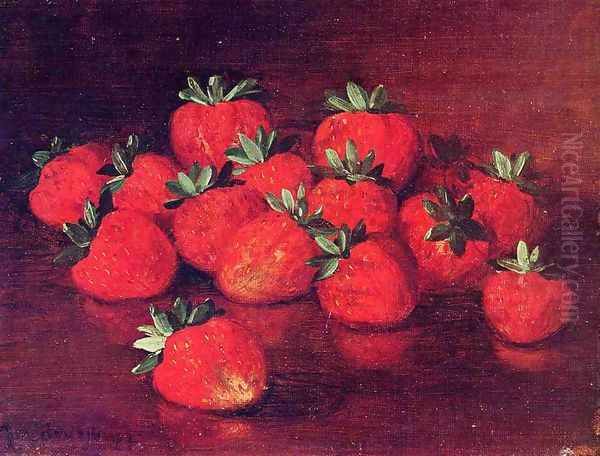 Strawberries Oil Painting by Richard Goodwin