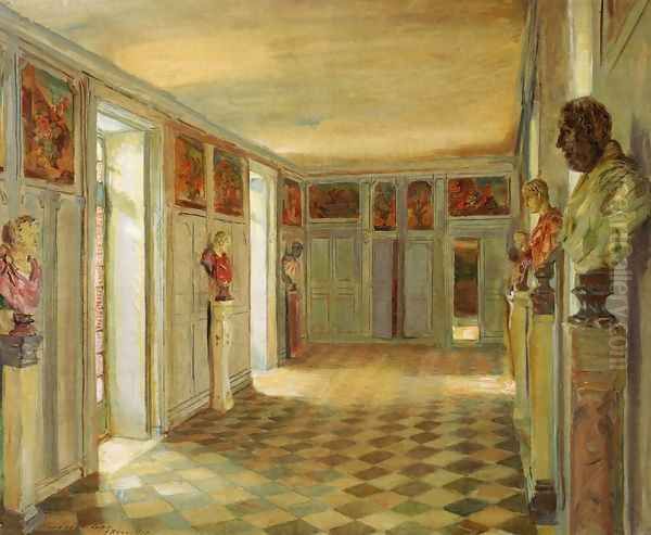 Galerie des Bustes, Chaeau du Reveillon Oil Painting by Walter Gay