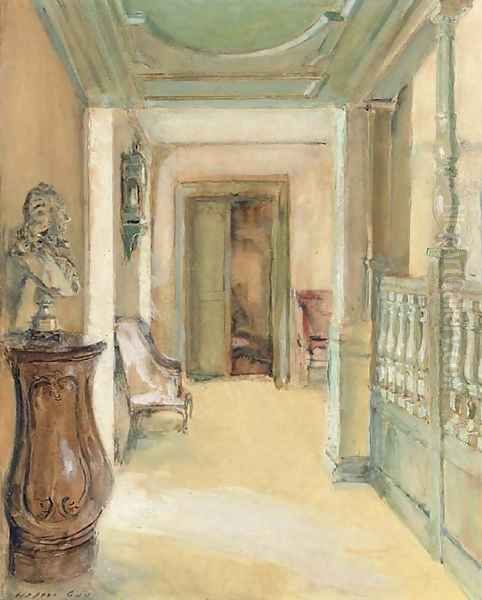 Chateau du Breau a Fontainbleau Oil Painting by Walter Gay