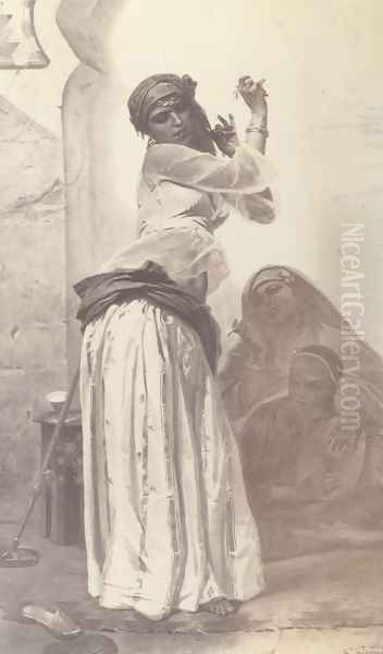 Une danseuse de Cairo (Cairene Dancer) Oil Painting by Eugene Pierre Francois Giraud