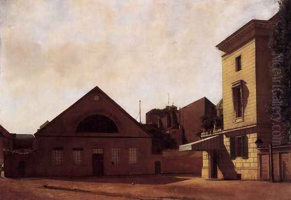 Workshop of the Gropius Brothers 1830 Oil Painting by Eduard Gartner