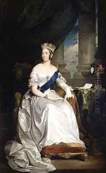 Queen Victoria Oil Painting by Sir Francis Grant