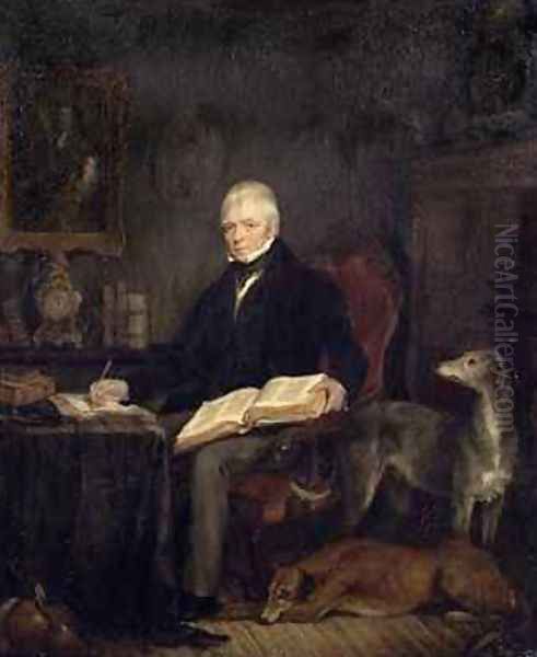 Portrait of Sir Walter Scott Oil Painting by Sir Francis Grant