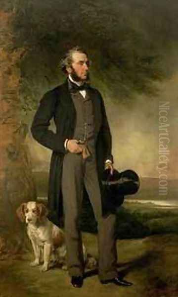 Portrait of John Hick Esq Oil Painting by Sir Francis Grant