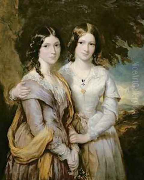 Annabella Lady Lamington and Frederica Countess of Scarbrough Oil Painting by Sir Francis Grant