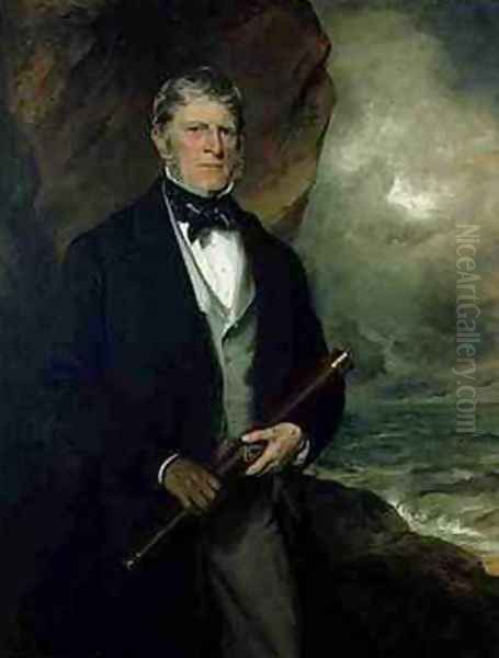 Portrait of Admiral Meynell Oil Painting by Sir Francis Grant